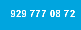 929 777 08 72